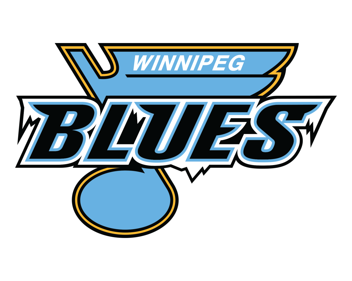 The Winnipeg Blues logo.