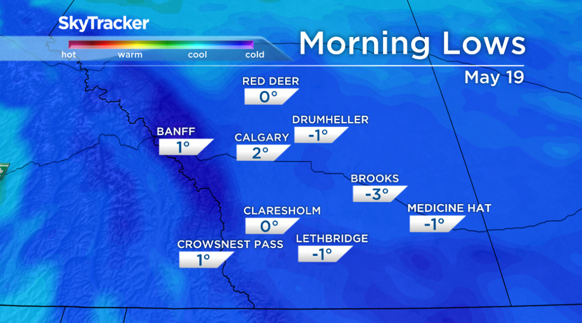 Temperatures dipped to near or below freezing early Sunday morning, allowing frost to develop.
