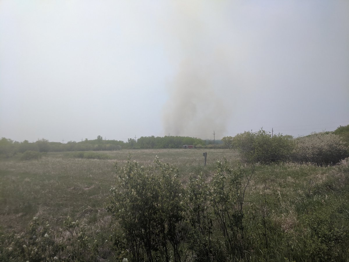 The Charleswood grass fire.