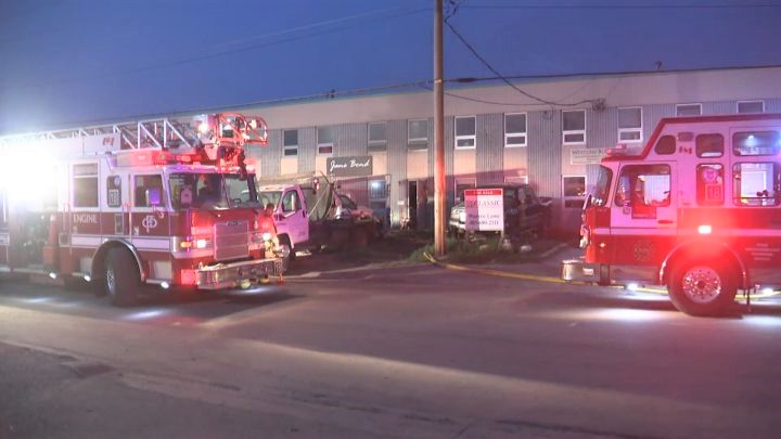 Calgary firefighters respond to a fire in the 4600-block of 6A Street N.E. on Wednesday, May 29. 