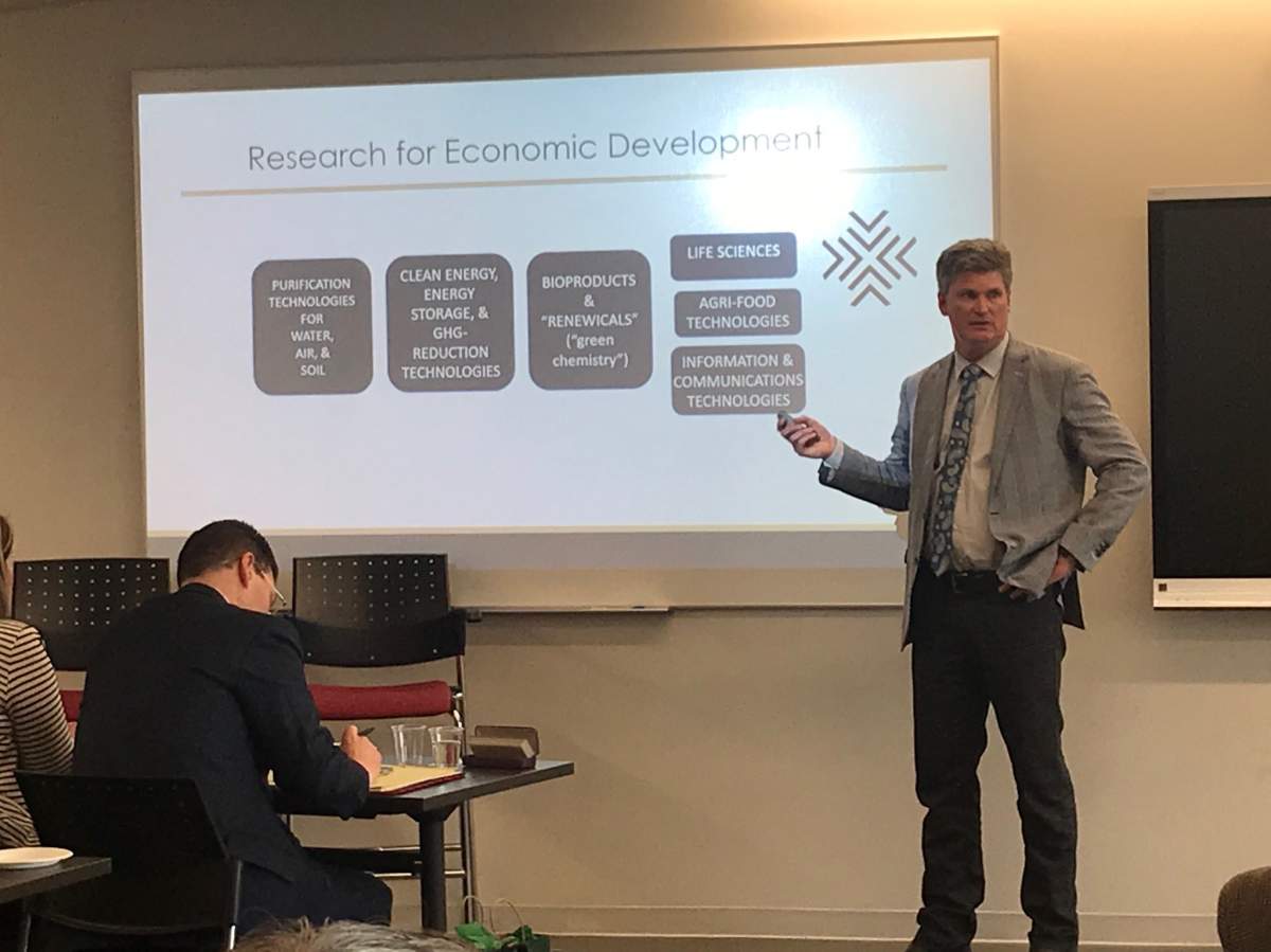 Dr. Neil Emery and partners have received nearly $800,000 in federal funding for clean-water technology research.