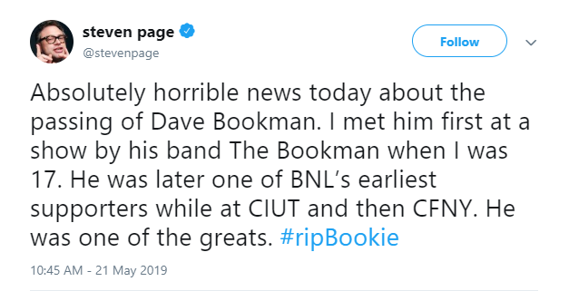 Legendary Toronto radio personality Dave Bookman dead at 58 - image