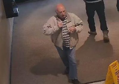 Peterborough Police Service are looking to identify and speak with this man as part of an investigation into a pedestrian struck.