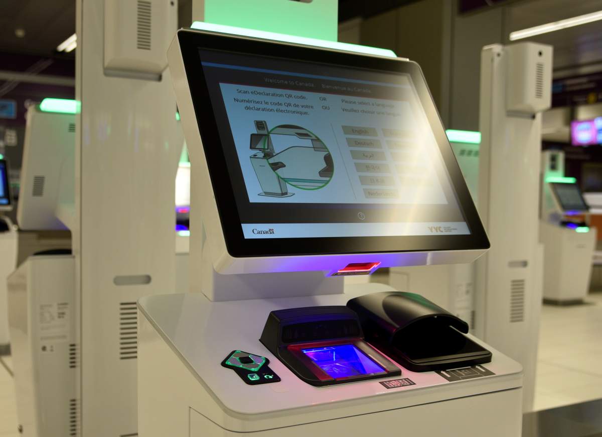 YYC Calgary International Airport has introduced new Primary Inspection Kiosks to allow passengers to speed through the customs process.   