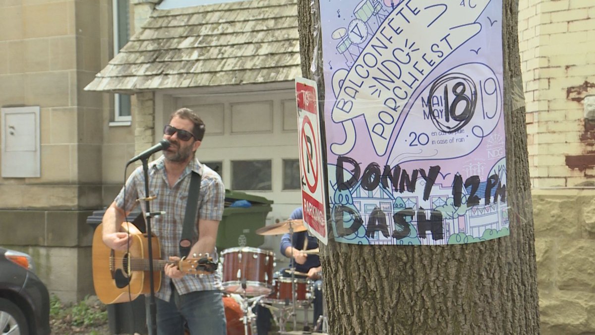 Porchfest is underway in Notre-Dame-de-Grâce. Saturday, May 18, 2019.