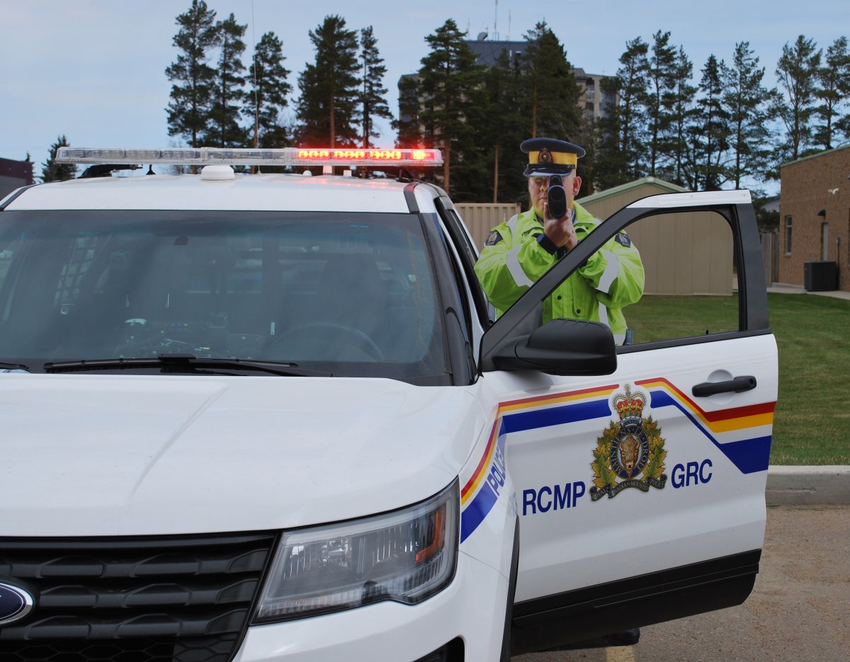 This metal RCMP officer cutout will be on streets soon to scare drivers into slowing down.
