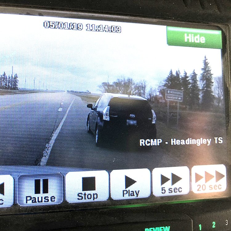 RCMP ticketed the same driver for speeding twice in one day.
