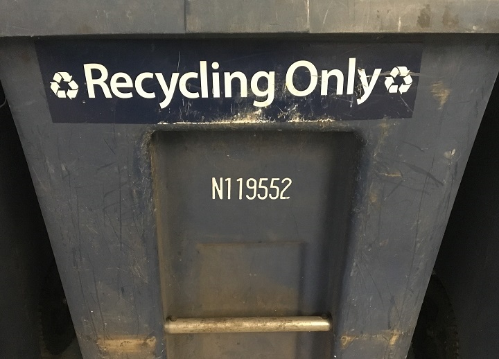 The Regional District of the Central Okanagan says local blue-bin recycling contamination is too high, that it’s at eight per cent and it should be at three per cent.
