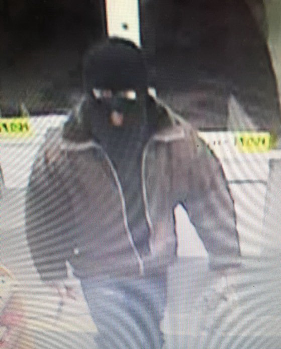 Selkirk RCMP are investigating after a masked man entered a pair of Selkirk businesses Saturday.