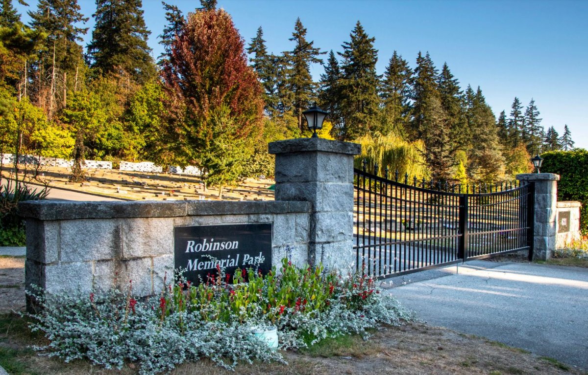 Robinson Memorial Park, which is Coquitlam's only cemetery. The city says the area is running out of room for burials, prompting council to approve an expansion plan.