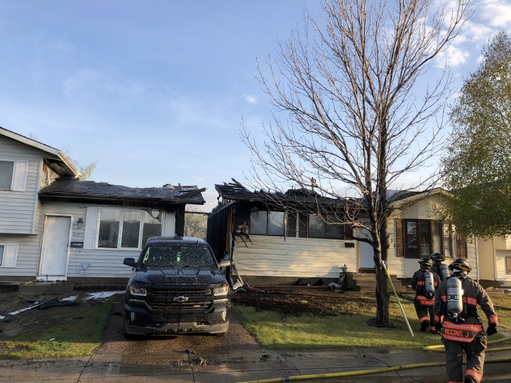 The improper disposal of smoking material in a planter caused a fire to start on the rear deck of one house and spread to a neighbouring home on May 21, 2019, a Saskatoon fire investigator said.