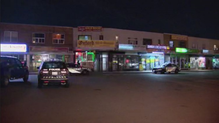 Two people injured after a stabbing at a Scarborough strip plaza, Saturday night.