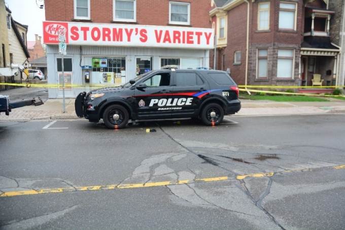 A Brantford police officer has been cleared of any charges by the province's police watchdog after he ran over a man near Market and Chatham streets on May 19, 2018.