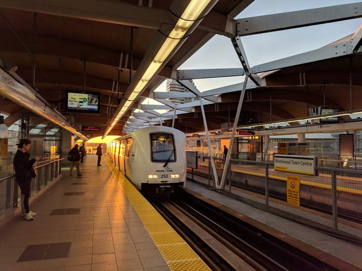 Officials announced the purchase of 200 brand-new SkyTrain cars in Burnaby on Thursday.