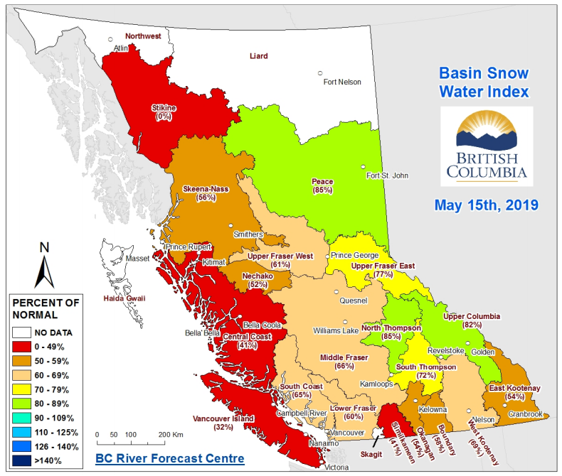 B.C. Snowpacks Near 40-year Lows Prompting Drought Fears | Globalnews.ca