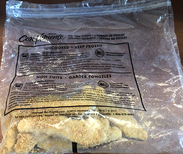 Sofina Foods recalls Compliments Chicken Strips due to possible salmonella contamination - image