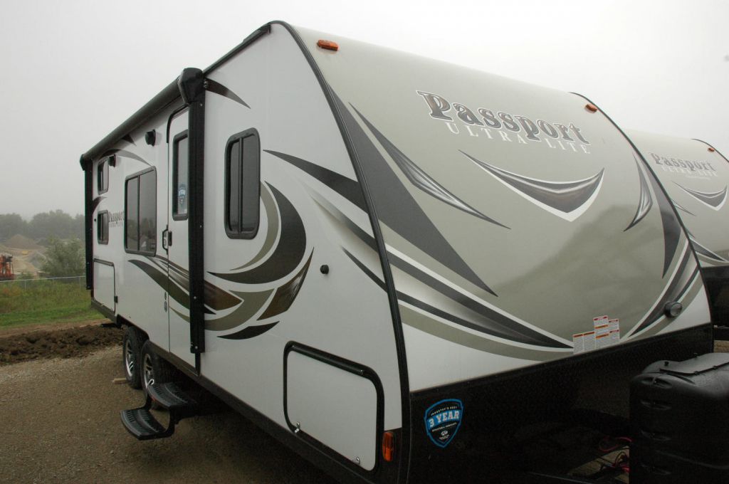 A new travel trailer was reported stolen from a business in Otonabee-South Monaghan.