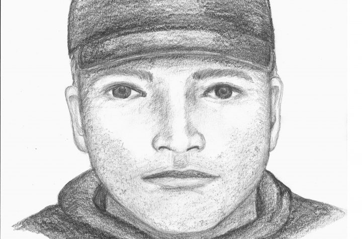 RCMP are looking for a suspect in a reported assault at a Surrey intersection.