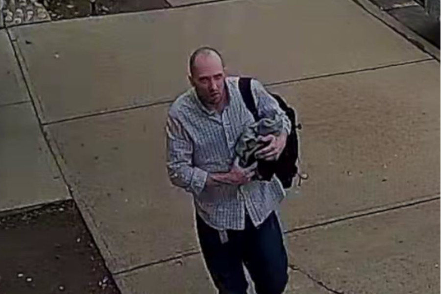 Waterloo Regional Police are looking to speak with the man in this photo.