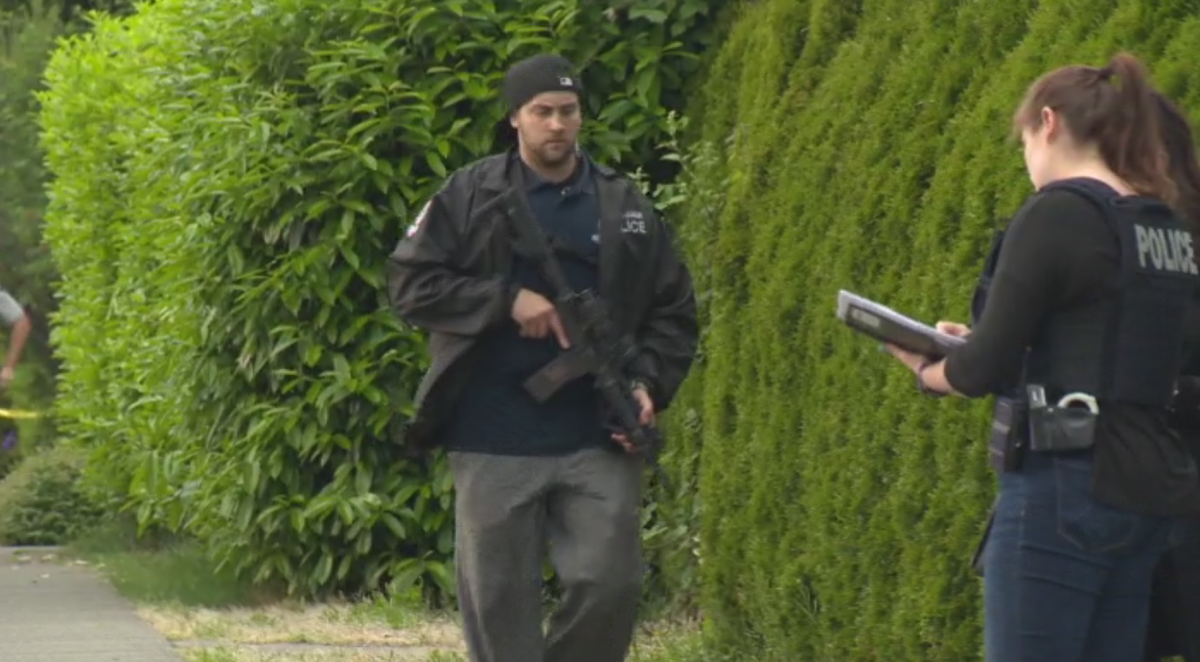 Major police presence in Burnaby results in two arrests - image