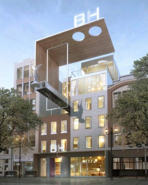 The Beverley Hotel project at 62-64 King St. E., designed by Thier + Curran Architects Inc.