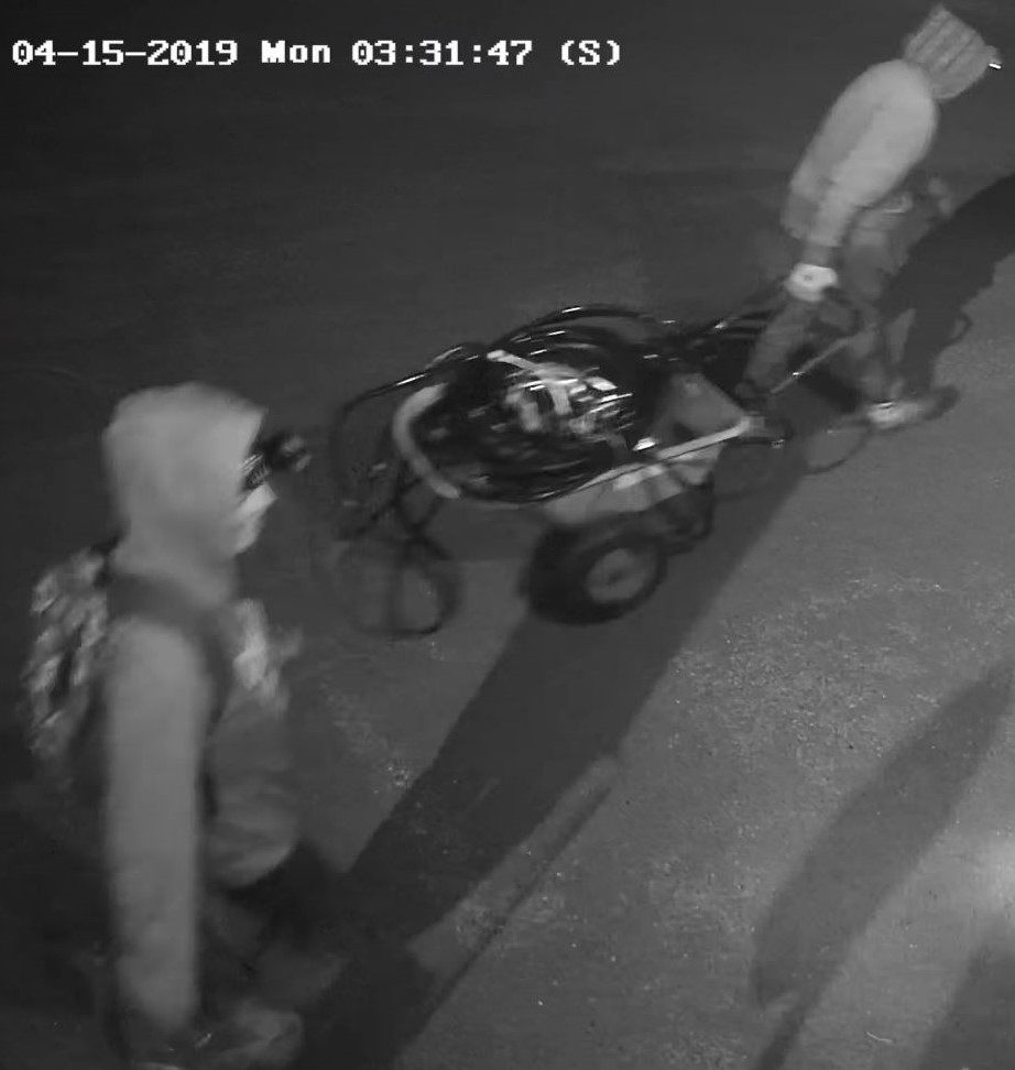 Peterborough OPP are seeking multiple suspects in a series of alleged break-ins at local waste transfer stations.