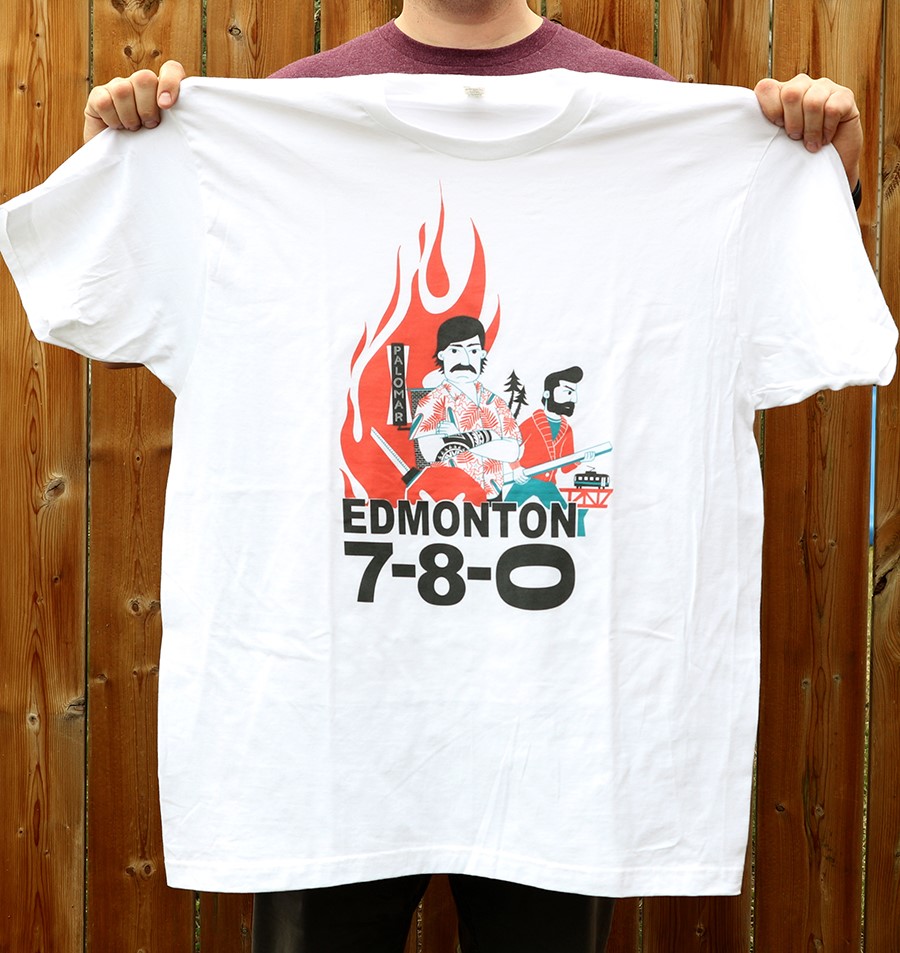 ‘Hawaiian Shirt Guy, 2×4 Guy’ featured on Whyte Avenue arson tribute t