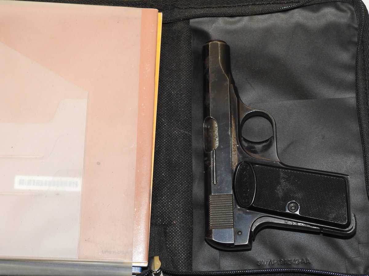 Waterloo Regional Police say they found a gun, two stolen vehicles and meth during an arrest in Kitchener on Thursday.