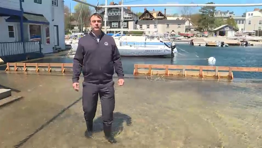 Part of Kingston Yacht Club flooded due to high water levels - Kingston |  