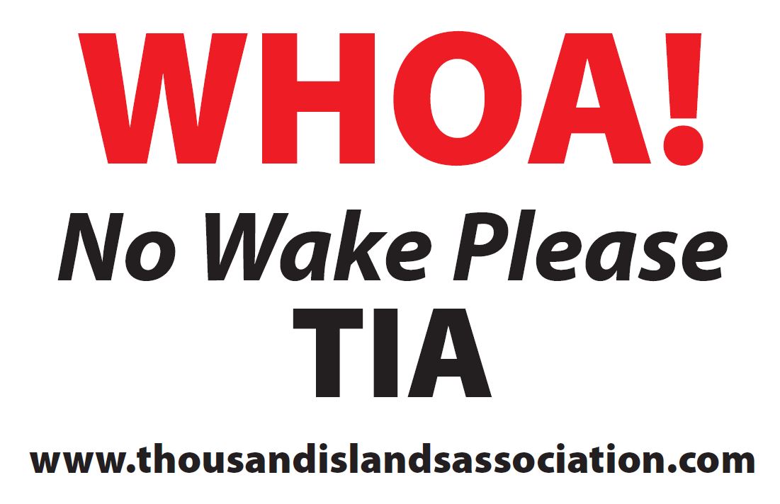 Thousand Islands communtiy organization hands out free ‘No Wake’ signs - image