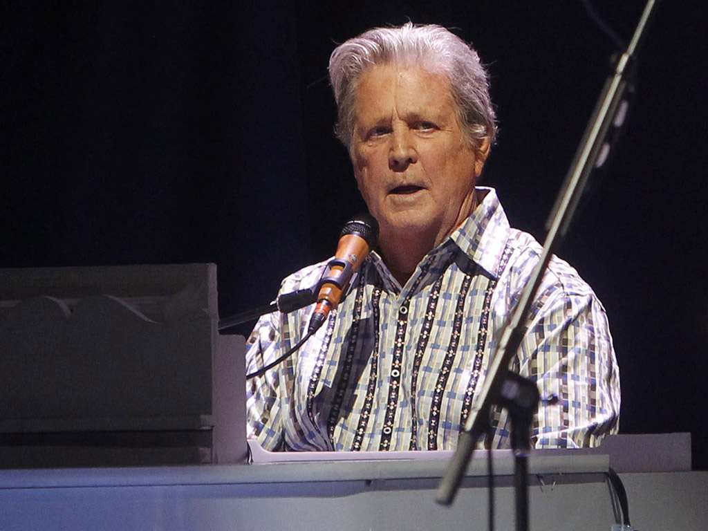 Brian Wilson performs with The Beach Boys during a concert at the Beacon Theater on, May 8, 2012, in New York City.