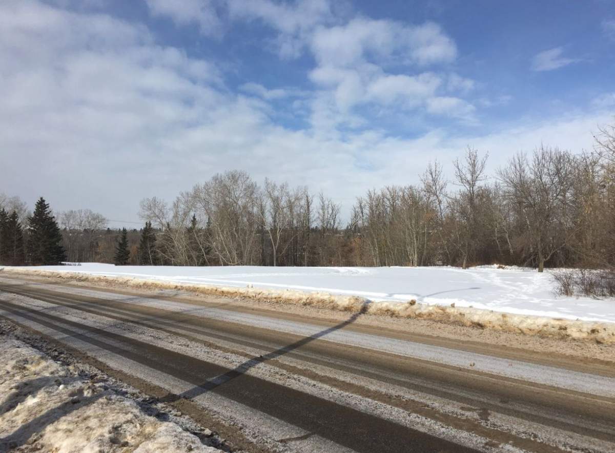 Where EPCOR wanted to build its new parking lot. Currently employees park within the fenced-off plant.