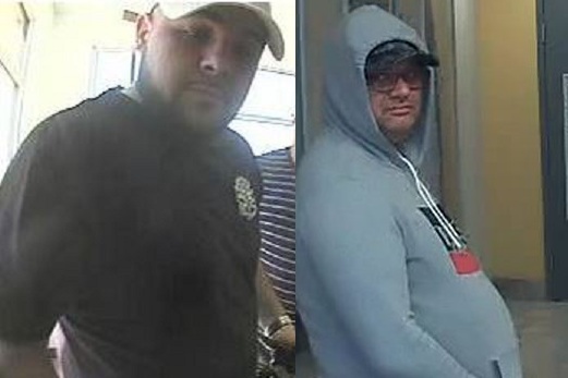 Halton police are trying to identify two men allegedly involved in a distraction theft in Burlington. 