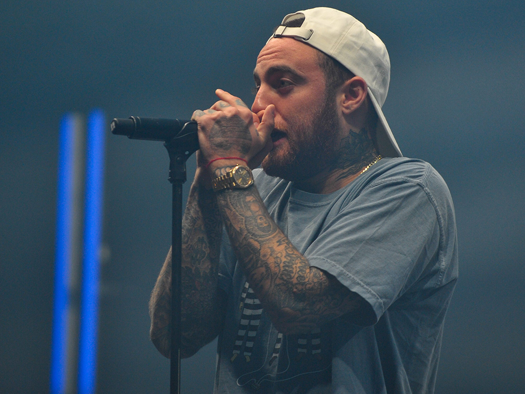 Mac Miller performs during the annual AIDS charity and fundraising music festival ‘Solidays,’ held at Longchamp racetrack in Paris, France, on June 23, 2017.