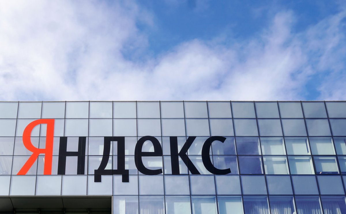The logo of Russian internet group Yandex is pictured at the company's headquarters in Moscow, Russia October 4, 2018. 