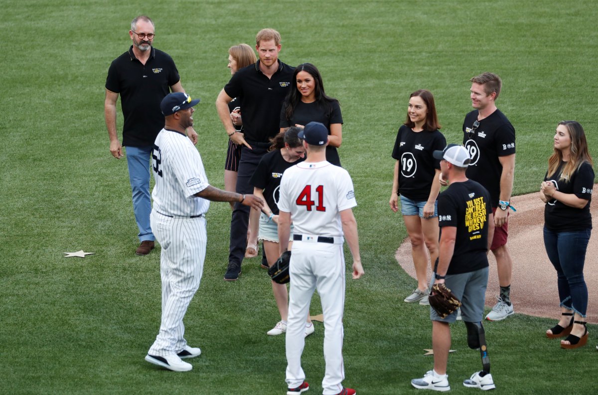Meghan Markle Attends Baseball Game in London with Prince Harry