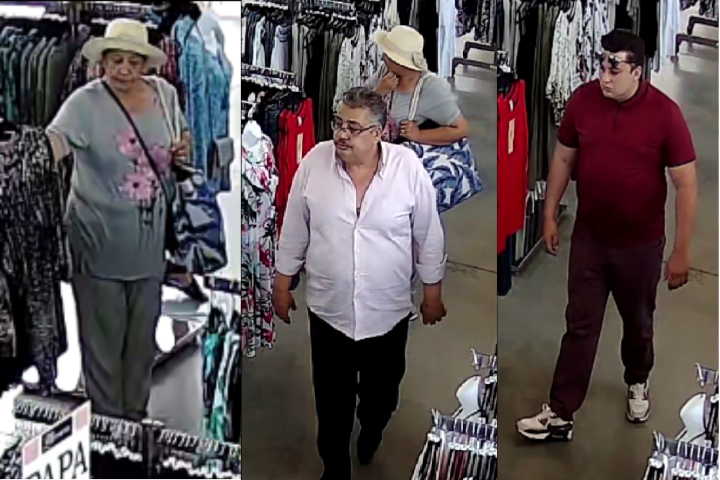 OPP are looking to identify three suspects who were reportedly involved in a theft from a Springwater business.
