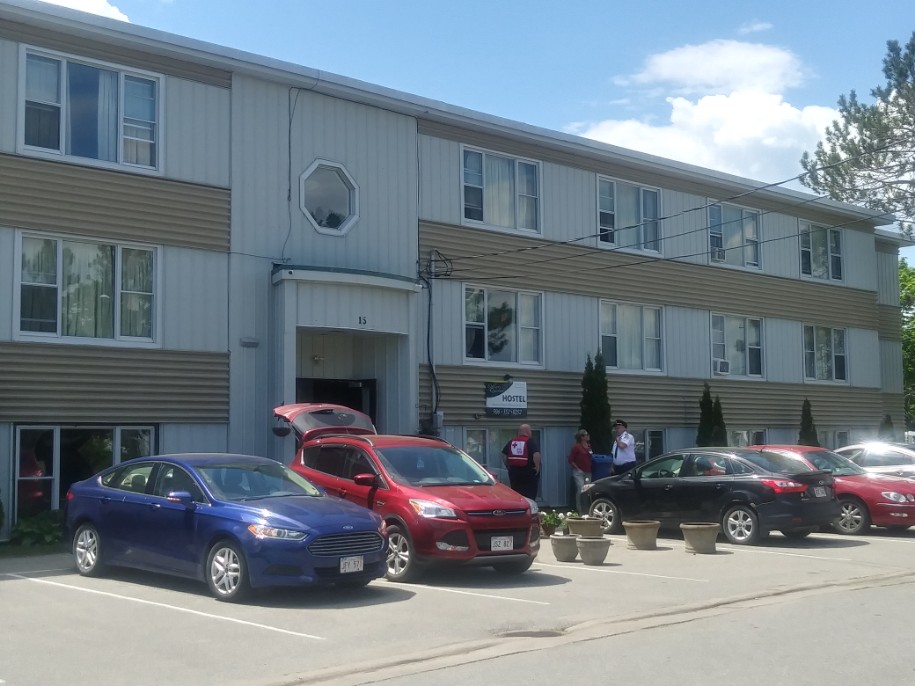 An apartment complex in Miramichi, N.B. that evicted all its tenants in 2019. 