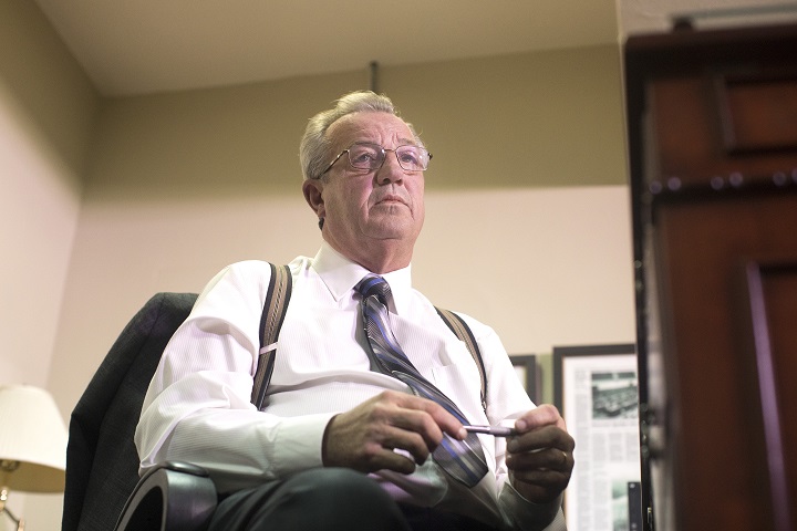 Ontario MPP Randy Hillier speaks to journalists in his office in the Ontario Legislature in Toronto on Tuesday, March 26, 2019.