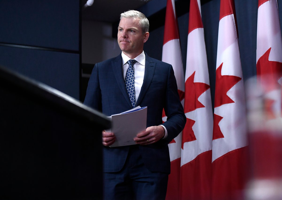 Tim McMillan, President and CEO of the Canadian Association of Petroleum Producers, arrives for a press conference on the group's federal energy platform, Oil and Natural Gas Priorities: Putting Canada on the World Stage, in the National Press Theatre in Ottawa on Monday, June 3, 2019. 