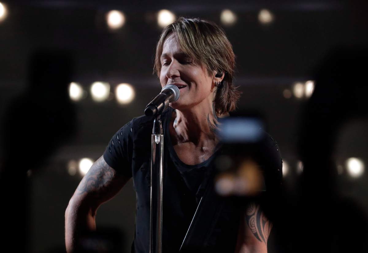 Keith Urban performs ‘We Were’ at the CMT Music Awards on June 5, 2019, at the Bridgestone Arena in Nashville, Tenn.