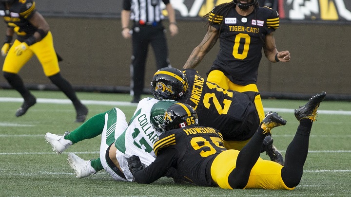 Zach Collaros was injured in the first quarter of their game Thursday night versus the Hamilton Tiger-Cats. 