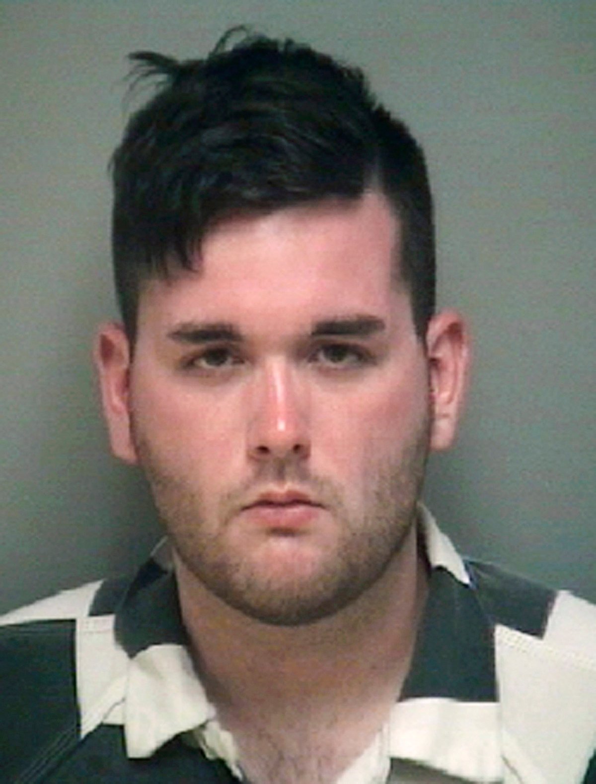 FILE - This undated file photo provided by the Albemarle-Charlottesville Regional Jail shows James Alex Fields Jr.