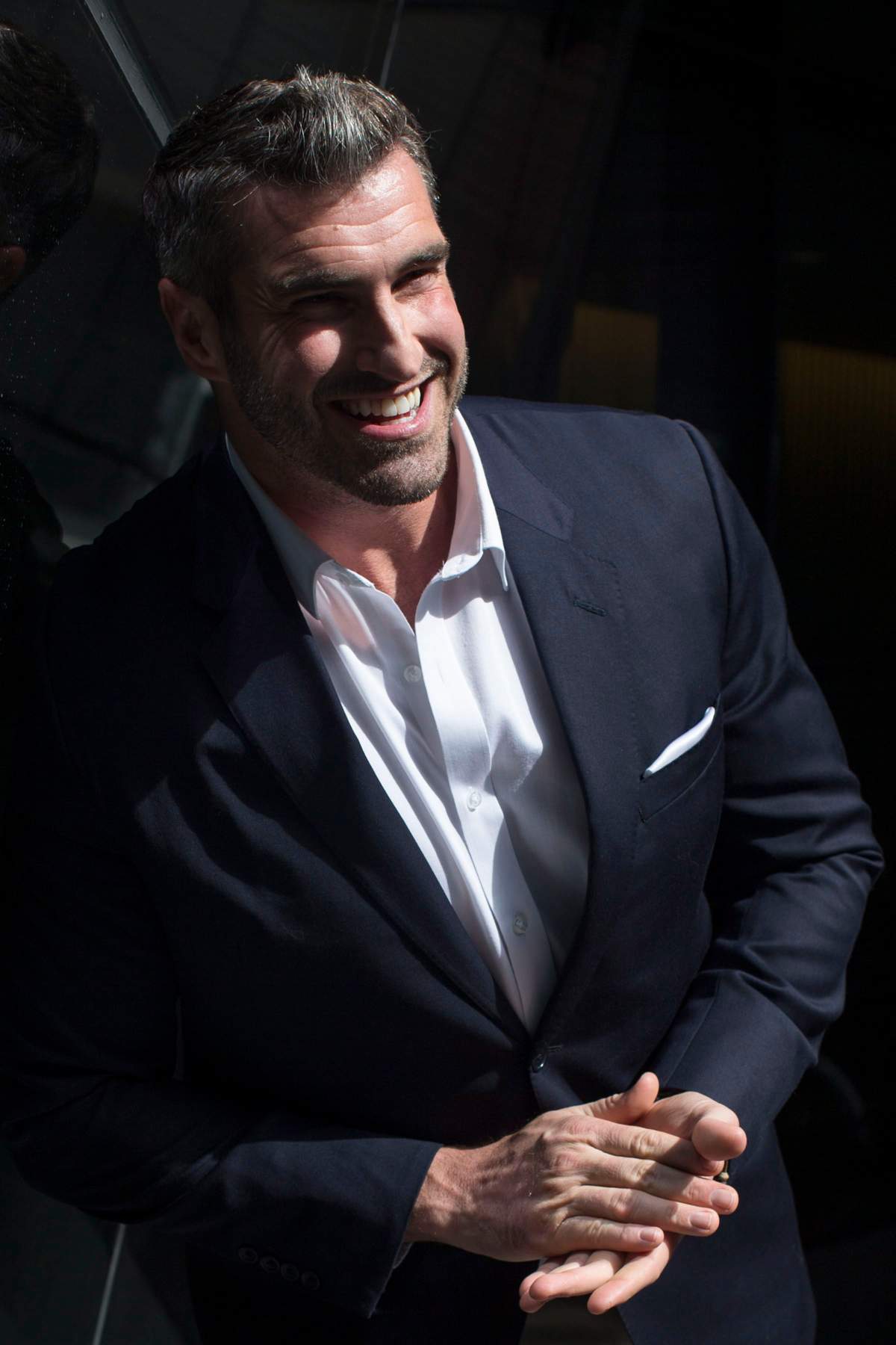 “More and more of it is cropping up and you can see a market emerging and building for men, slowing catching up to where size acceptance is for women,” says Andrew, who is now about 260 pounds and details his industry experiences at 48long.com.