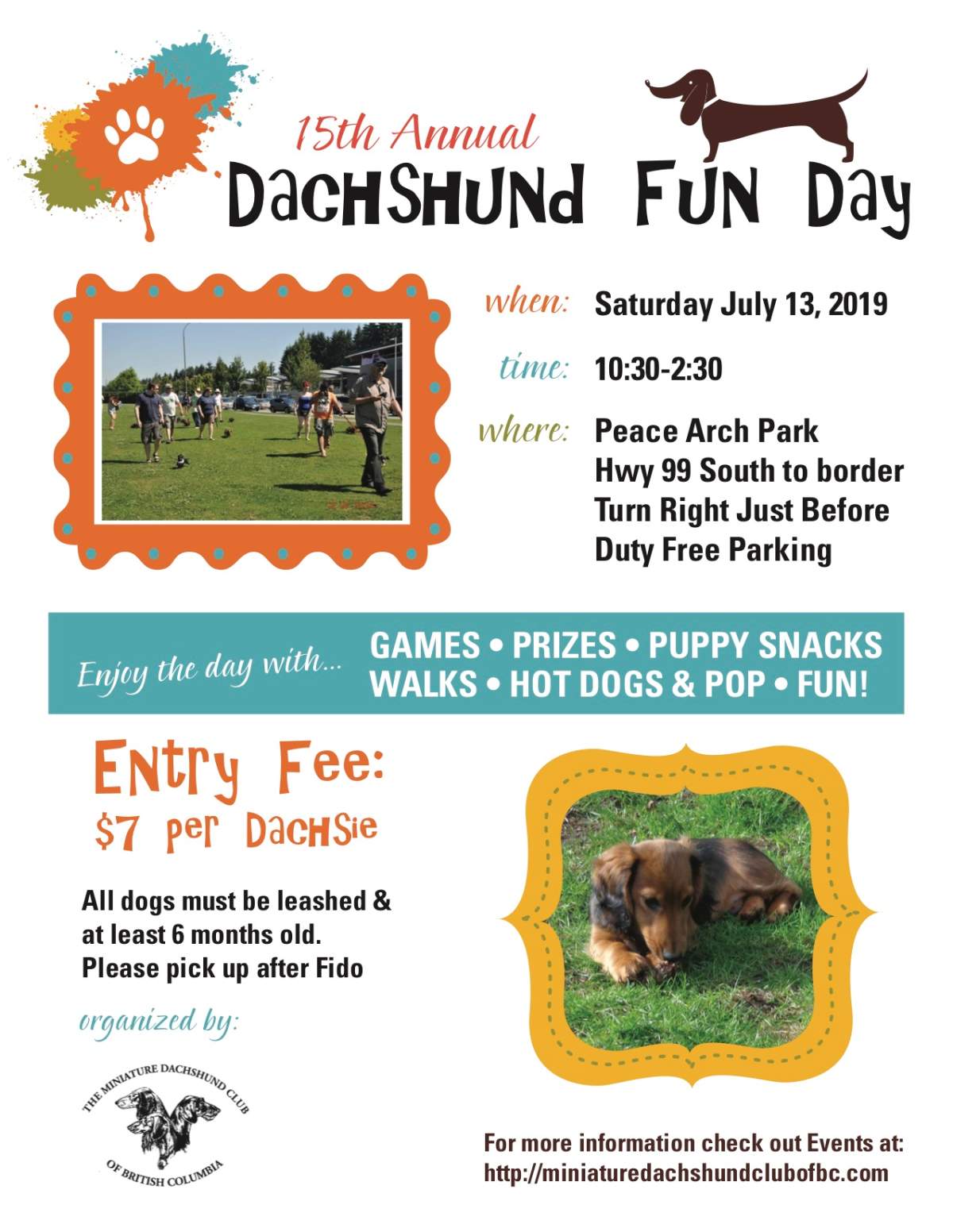15th Annual Dachshund Fun Day - image