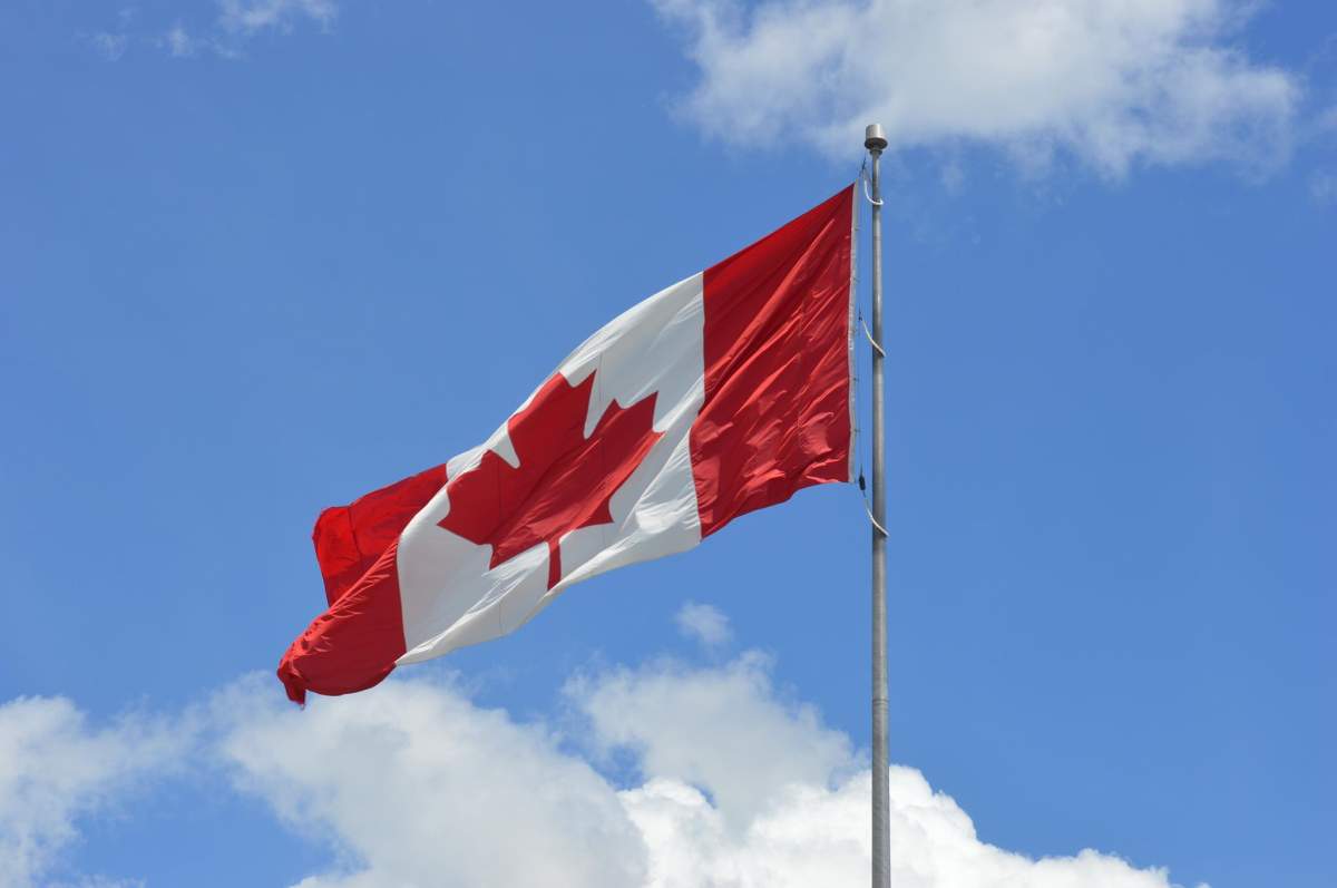A Canadian flag in Halifax, N.S., on June 15, 2019.