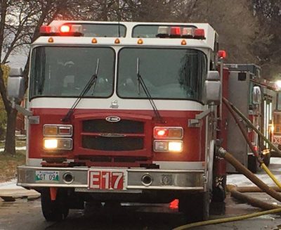 No one hurt after blaze involving Riverview garages: Winnipeg firefighters - image