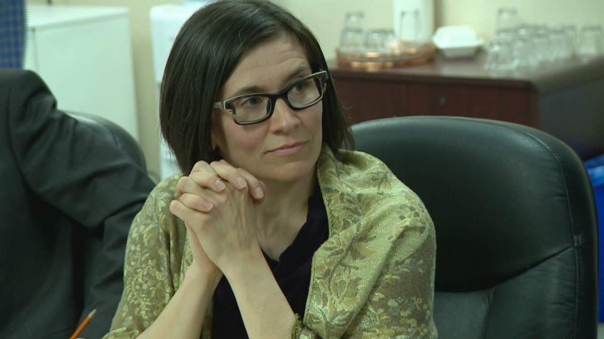 Alana Paon at a Nova Scotia PC caucus meeting in June 7, 2017.