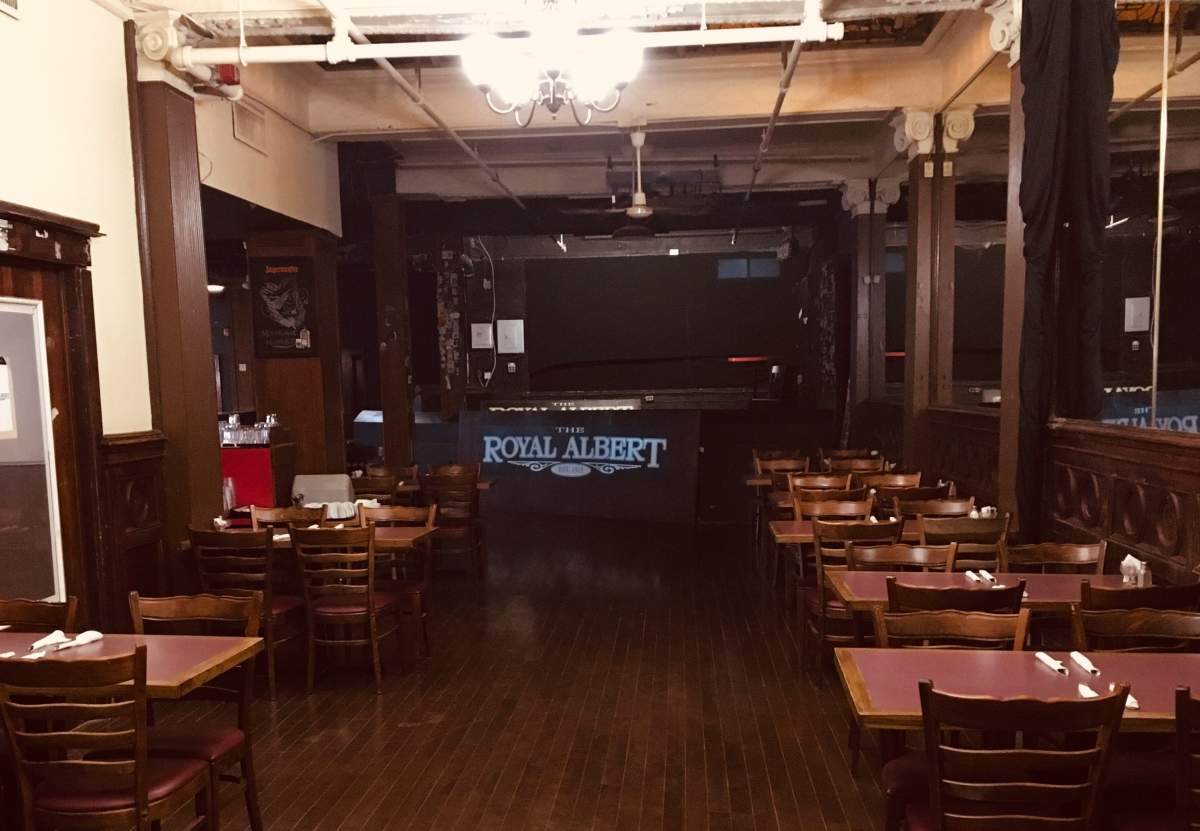 The iconic Royal Albert Arms re-opens Friday.