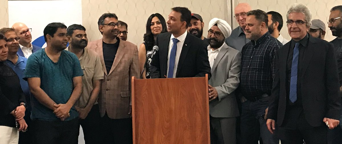 Conservative Party members from the Guelph riding elected Dr. Ashish Sachan to be their candidate for the Conservative Party of Canada in the 2019 federal election.